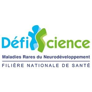 Logo de DéfiScience, filière nationale de santé maladies rares du neurodéveloppement